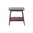 Hawthorne Collections Portola Solid Acacia Wood End Table - Brown