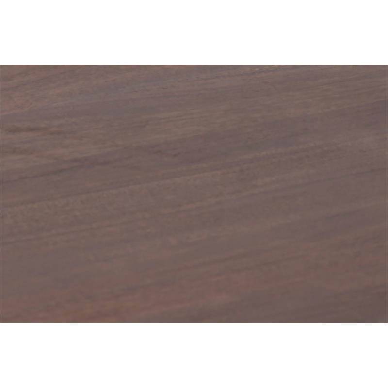 Hawthorne Collections Solid Acacia Wood Brown Coffee Table Rectangular 48