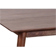 Hawthorne Collections Solid Acacia Wood Brown Coffee Table Rectangular 48