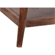 Hawthorne Collections Solid Acacia Wood Brown Coffee Table Rectangular 48