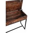 Hawthorne Collections Lakewood Solid Acacia Wood Console Table - Brown