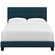 Hawthorne Collections a Upholstered Twin Bed in Azure