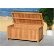 Hawthorne Collections Storage Eucalyptus Wood Outdoor Cushion Box - Teak Natural