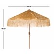 Hawthorne Collections 9ft Crank Metal Outdoor Umbrella - Powder Coated/Sandy Tan