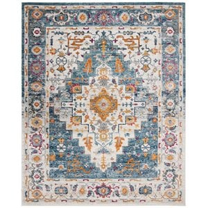 Hawthorne Collections Contemporary 8' x 10' Rug in Multi Color
