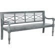 Hawthorne Collections Contemporary Classic Garden Bench in Ash Gray