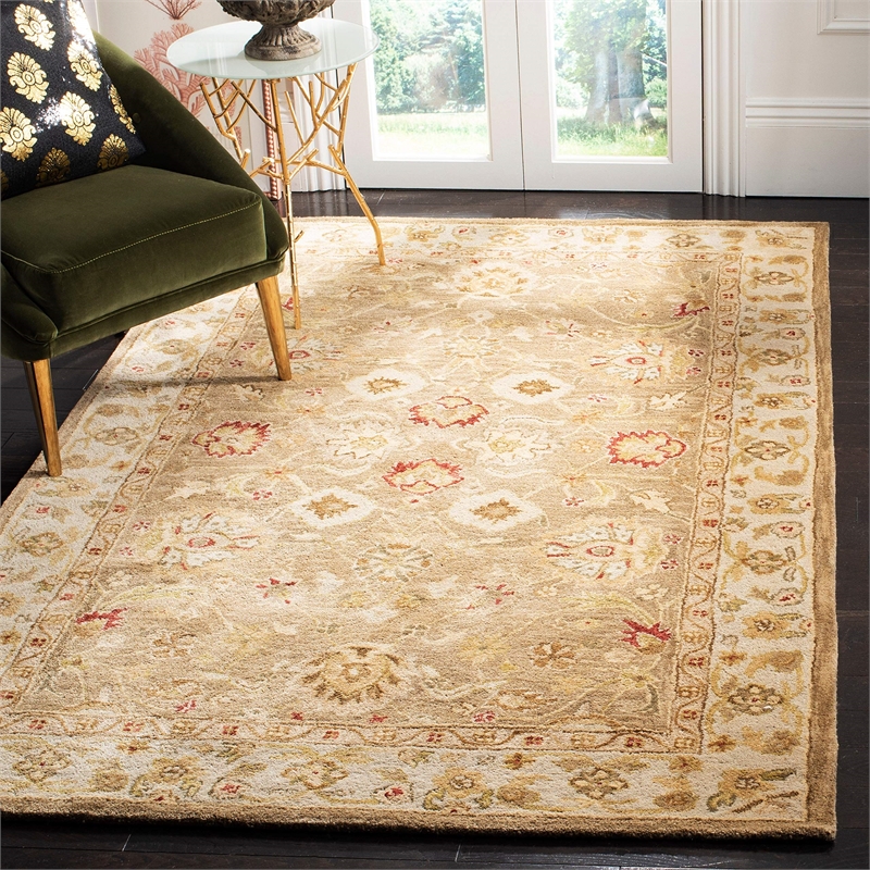 Hawthorne Collections Contemporary Gray Blue Traditional Rug - 9' x 12'