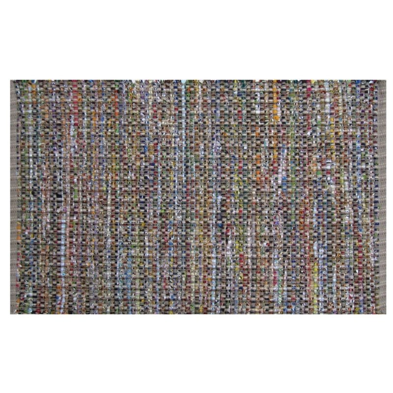 Hawthorne Collections 5' X 8' Hand Tufted Cotton Pile Rug in Beige
