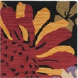Hawthorne Collections Contemporary Runner Rug in Black / Multi