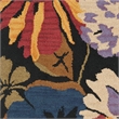 Hawthorne Collections Contemporary Runner Rug in Black / Multi