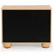 Hawthorne Collections Solid Wood 2 Drawer Nightstand in Natural