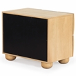 Hawthorne Collections Solid Wood 2 Drawer Nightstand in Natural