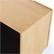 Hawthorne Collections Solid Wood 2 Drawer Nightstand in Natural