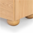 Hawthorne Collections Solid Wood 2 Drawer Nightstand in Natural
