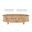 Hawthorne Collections 3-Piece Set with Coffee Table and 2 Side Tables in Natural