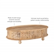 Hawthorne Collections 3-Piece Set with Coffee Table and 2 Side Tables in Natural