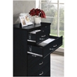 Hawthorne Collections 2 Piece 7 Drawer Wood Chest Set with Locks in Black