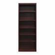 Hawthorne Collections 2 Piece Solid Wood Bookcase Set with 6 Shelf in Cherry