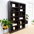 Hawthorne Collections 2 Piece Double Wide Wood Bookcase Set in Espresso