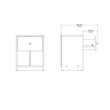 Hawthorne Collections 4 Piece Bedroom Set in Jackson Hickory