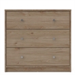 Hawthorne Collections 4 Piece Bedroom Set in Jackson Hickory