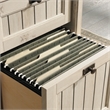 Hawthorne Collections Set of 2 Executive Desk & Lateral File - Chalked Chestnut