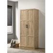 Hawthorne Collections Contemporary Engineered Wood Storage Cabinet in Light Wood