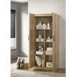 Hawthorne Collections Contemporary Engineered Wood Storage Cabinet in Light Wood