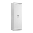 Hawthorne Collections Contemporary Engineered Wood Storage Cabinet in White