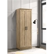 Hawthorne Collections Contemporary Engineered Wood Storage Cabinet in Light Wood