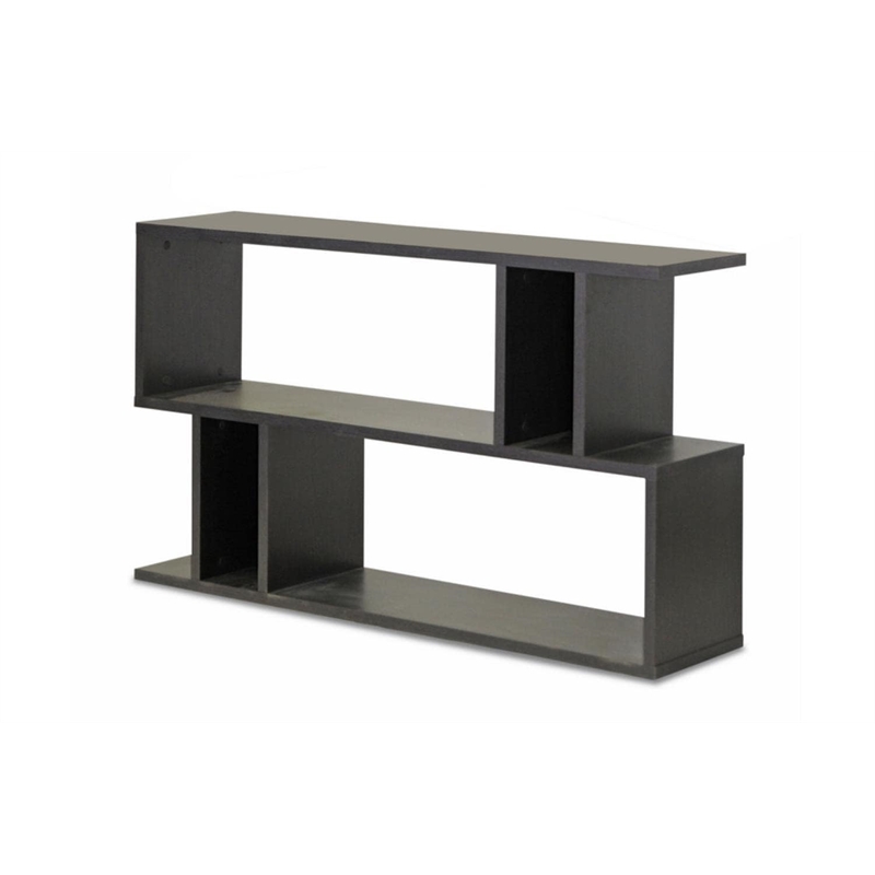 Atlin Designs 2 Shelf Bookcase in Espresso