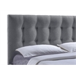 Atlin Designs Upholstered Queen Tufted Storage Bed in Gray