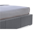 Atlin Designs Upholstered Queen Tufted Storage Bed in Gray