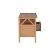 Atlin Designs Rustic Wood TV Stand for TVs up to 44