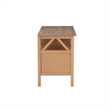 Atlin Designs Rustic Wood TV Stand for TVs up to 44