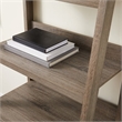 Atlin Designs MDF Gray Wash Ladder Bookshelf Rectangular 25.75