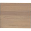 Atlin Designs Rubberwood Gray Tray Table Set Rectangular Planked Top 26.38