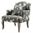 Atlin Designs Upholstered Gray Arm Chair Rectangular 36