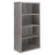 Atlin Designs 4 Shelf Bookcase with Adjustable Shelf in Dark Taupe