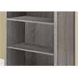 Atlin Designs 4 Shelf Bookcase with Adjustable Shelf in Dark Taupe