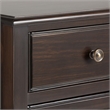 Atlin Designs Wood Dark Chestnut Brown Storage Cabinet Rectangular Adjustable Shelves 40