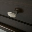Atlin Designs Transitional Wood End Side Table in Tobacco Brown