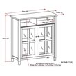 Atlin Designs Accent Cabinet in Tobacco Brown