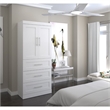 Atlin Designs Particle Board White Storage Unit Rectangular 83.7