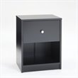 Atlin Designs Foil Black Nightstand Rectangular 19