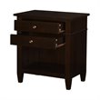 Atlin Designs Nightstand in Tobacco Brown