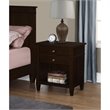 Atlin Designs Nightstand in Tobacco Brown