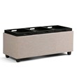 Atlin Designs Storage Bench in Natural