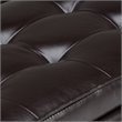 Atlin Designs Faux Leather Brown Storage Bench Rectangular 44