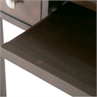 Atlin Designs Solid Wood Tobacco Brown Desk Rectangular 47